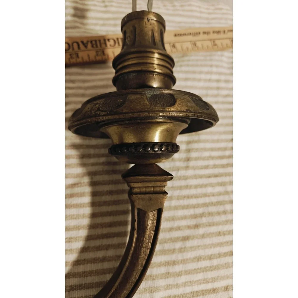 Antique Solid Brass Wall Sconce Lamp Chandelier‎ Arm salvage